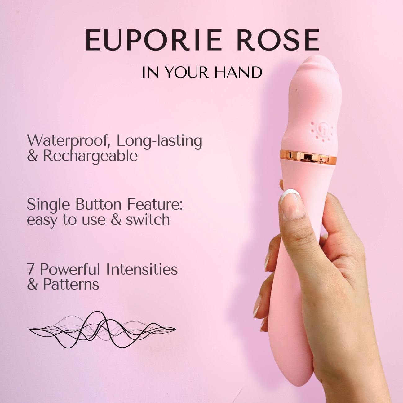 Euporie Massager- Rose