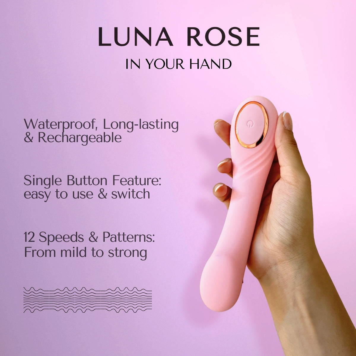 Luna Massager- Rose