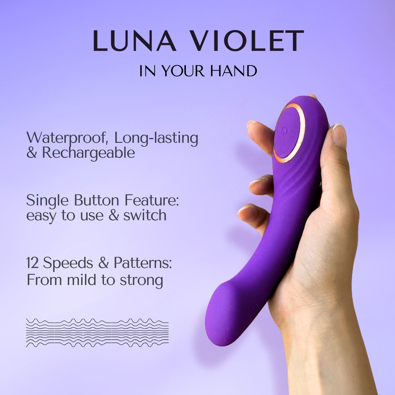 Luna Massager- Violet