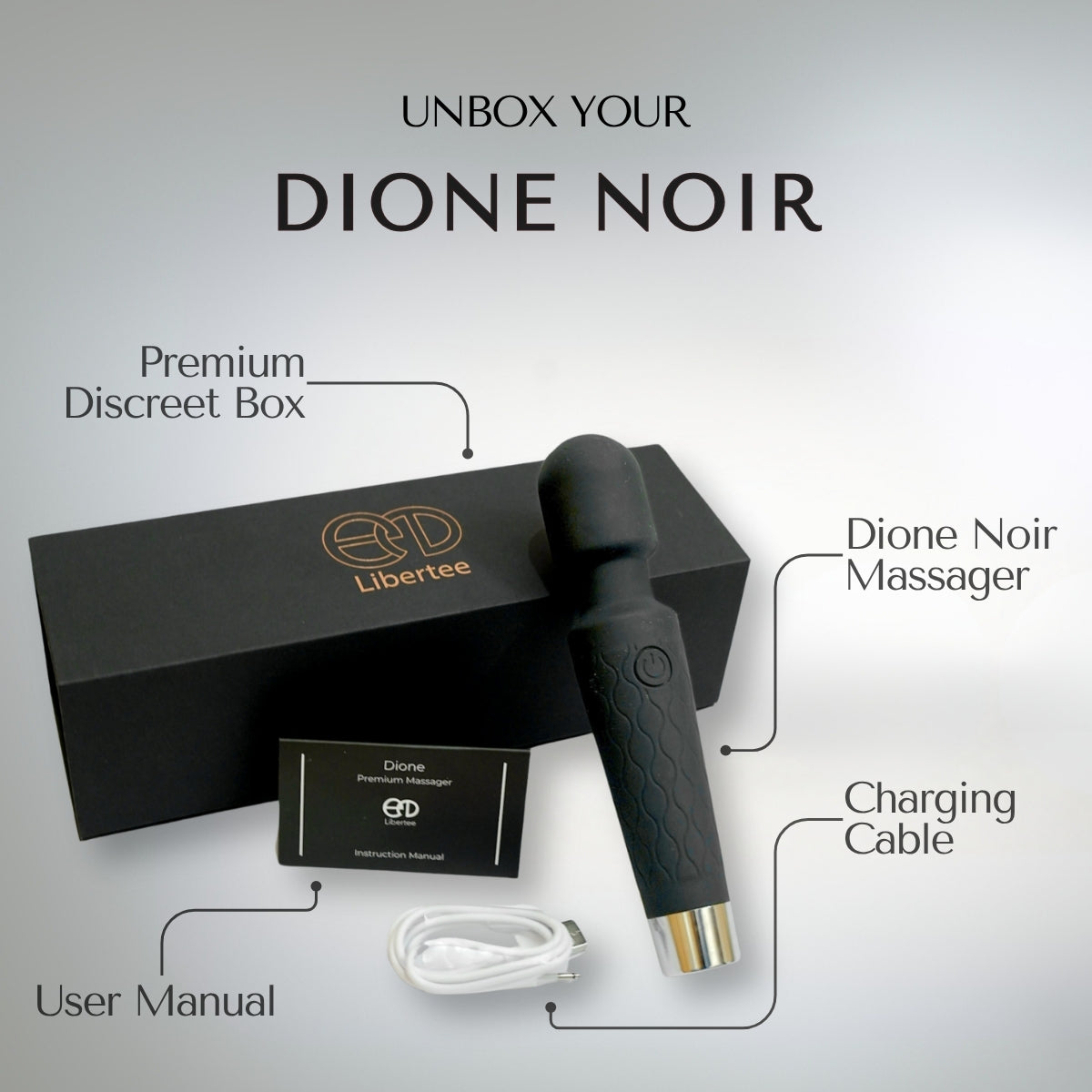 Dione Massager- Noir