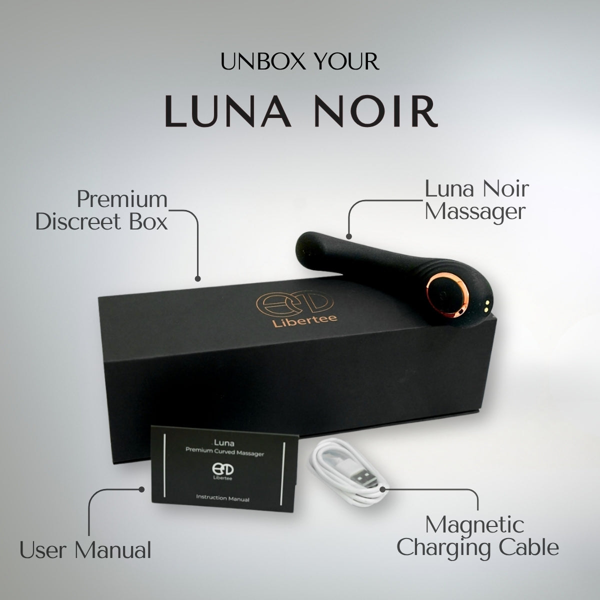 Luna Massager- Noir