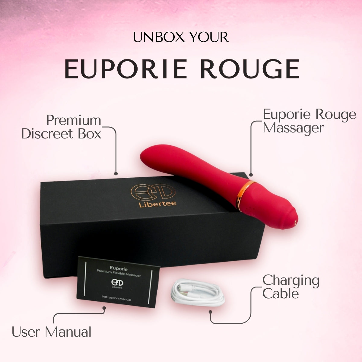 Euporie Massager- Rouge