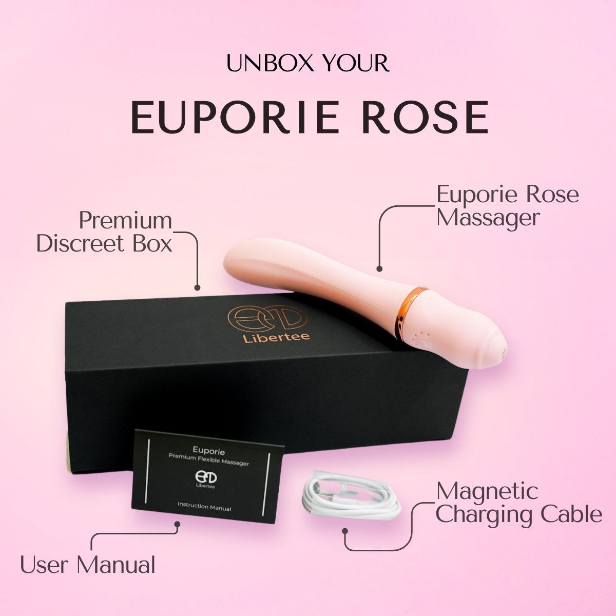 Euporie Massager- Rose