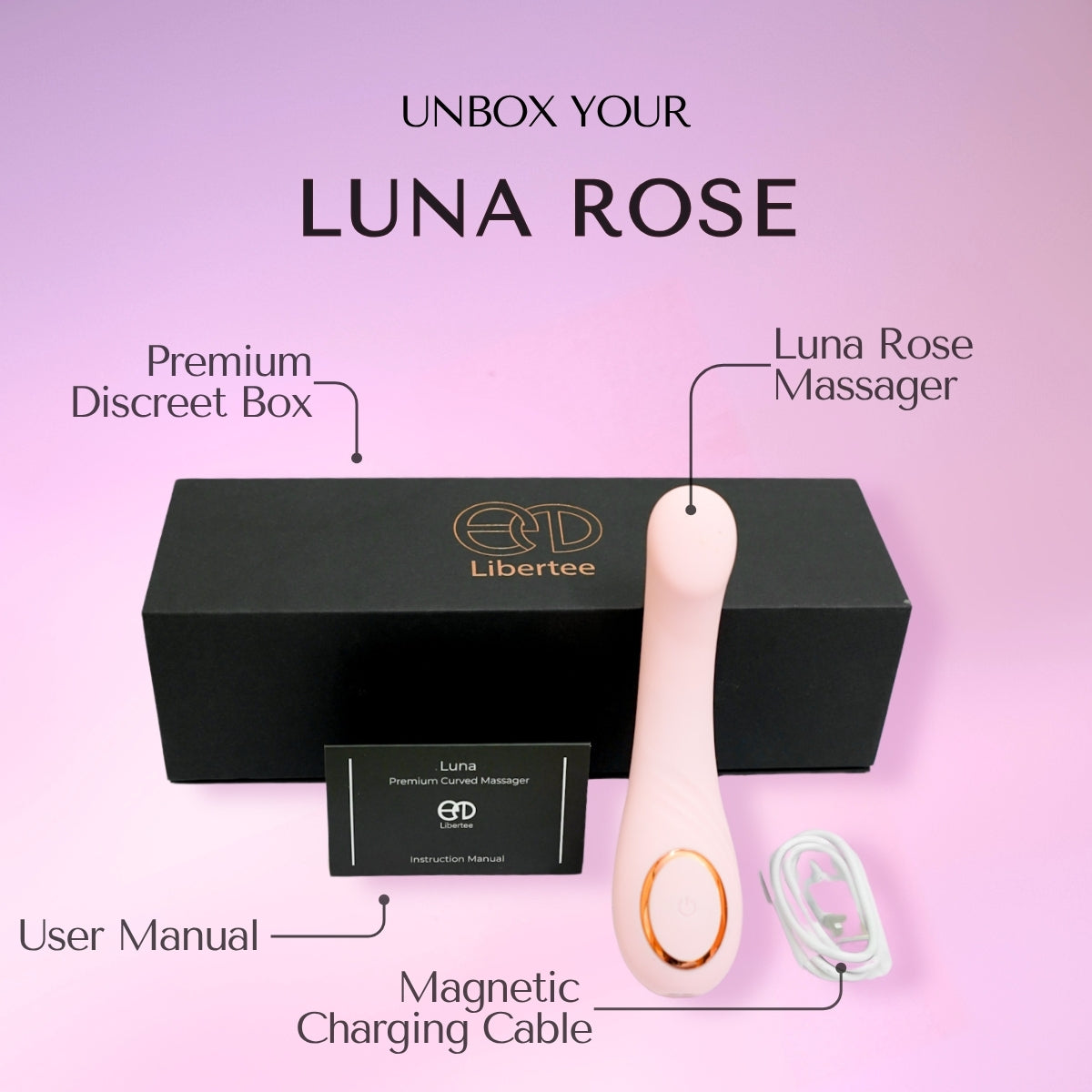 Luna Massager- Rose