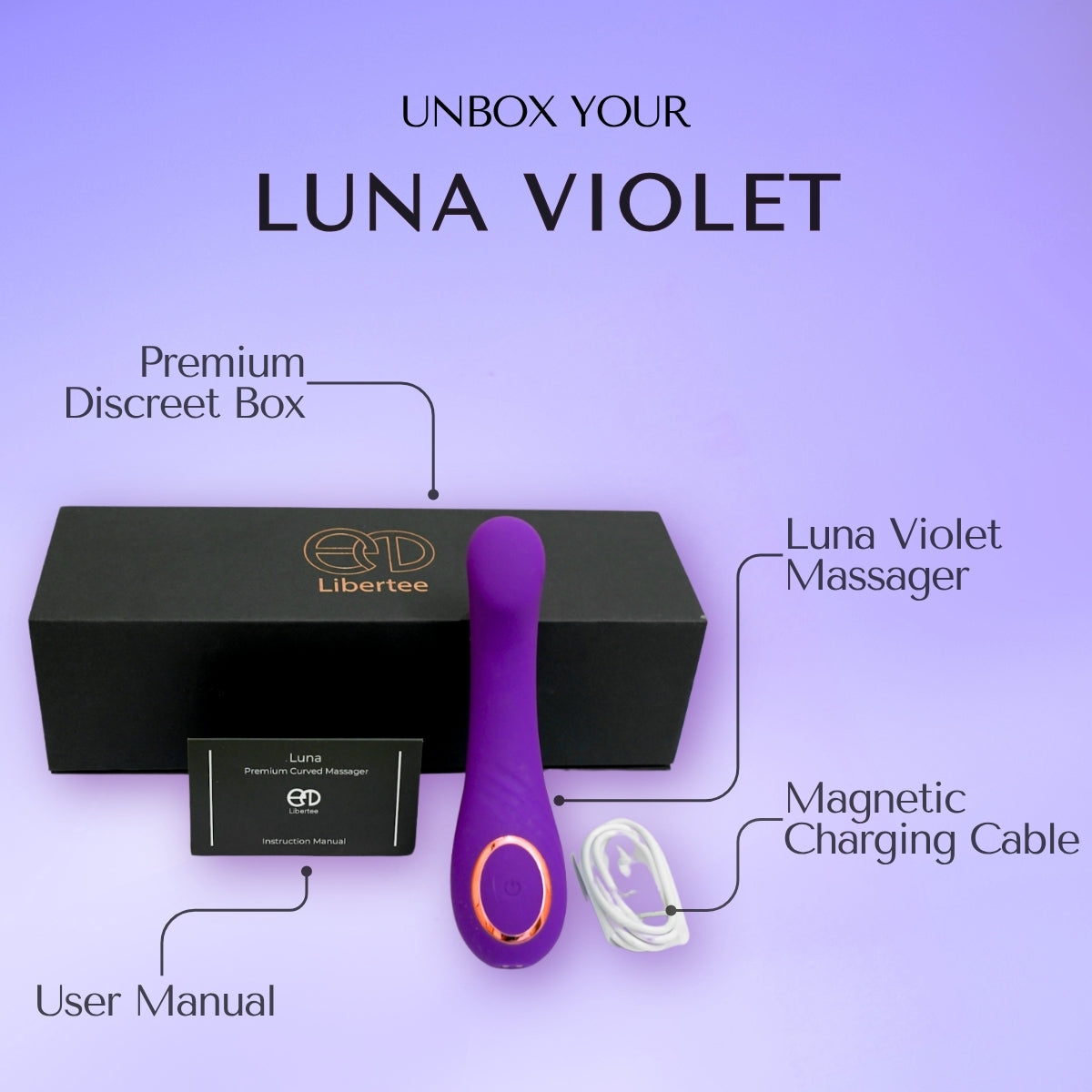 Luna Massager- Violet