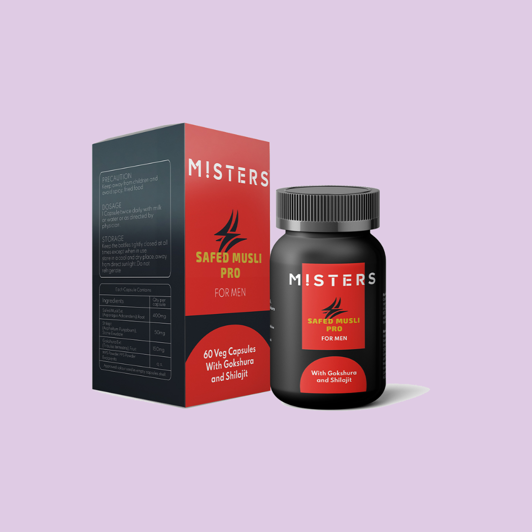 Misters Safed Musli PRO for Men (60 capsules)